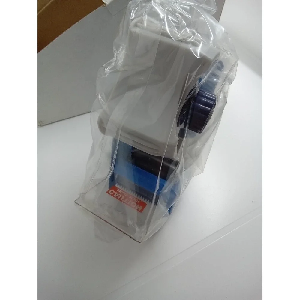 Heavy Duty 2 Inch Handheld Packing Tape Dispenser Gun Blue and Grey Metal‎ Frame